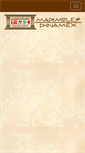 Mobile Screenshot of marmolesdinamex.com